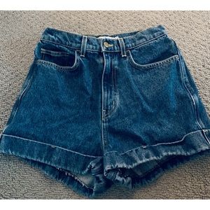 American apparel high waisted shorts vintage